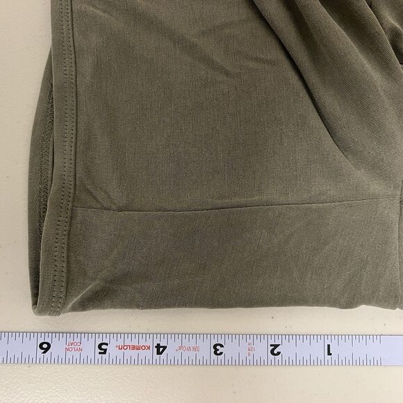 FP Movement Soft Stretch Shorts Size S Olive Green Yoga Lounge Athletic Casual - Picture 11 of 12